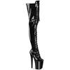 Pleaser - FLAMINGO3020GP Cuissardes à plateforme - Noir Product image